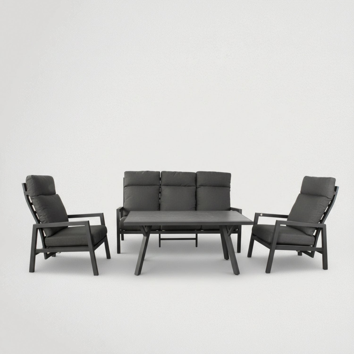 סט ישיבה סלוני סלוני קרמי דגם 8487