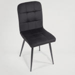 כיסא יורי מרופד רגל ברזל