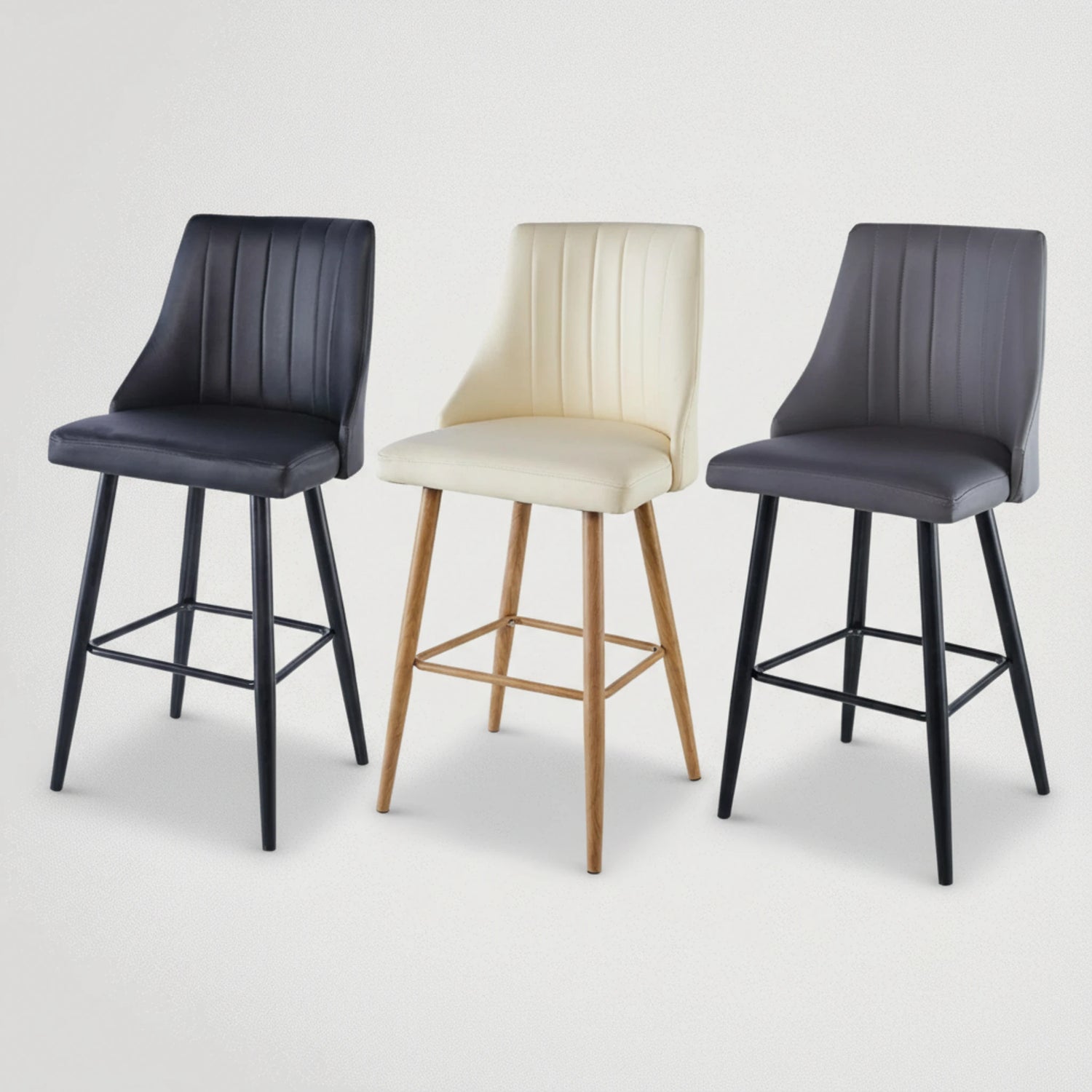 כיסא בר מרופד דגם 8847