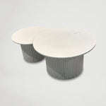 זוג שולחנות לסלון מתצוגה