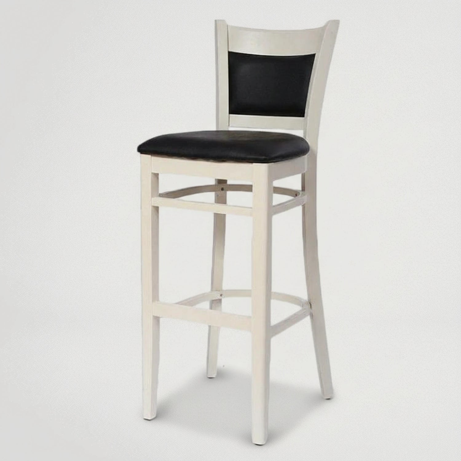 כסא בר עץ לבן 899475