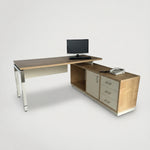 מערכת משרד הכולל שולחן 70*160 + שלוחה דגם 033