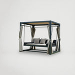 נדנדת גזיבו כוללת וילונות מפוארים 55898