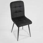 כיסא יורי מרופד רגל ברזל