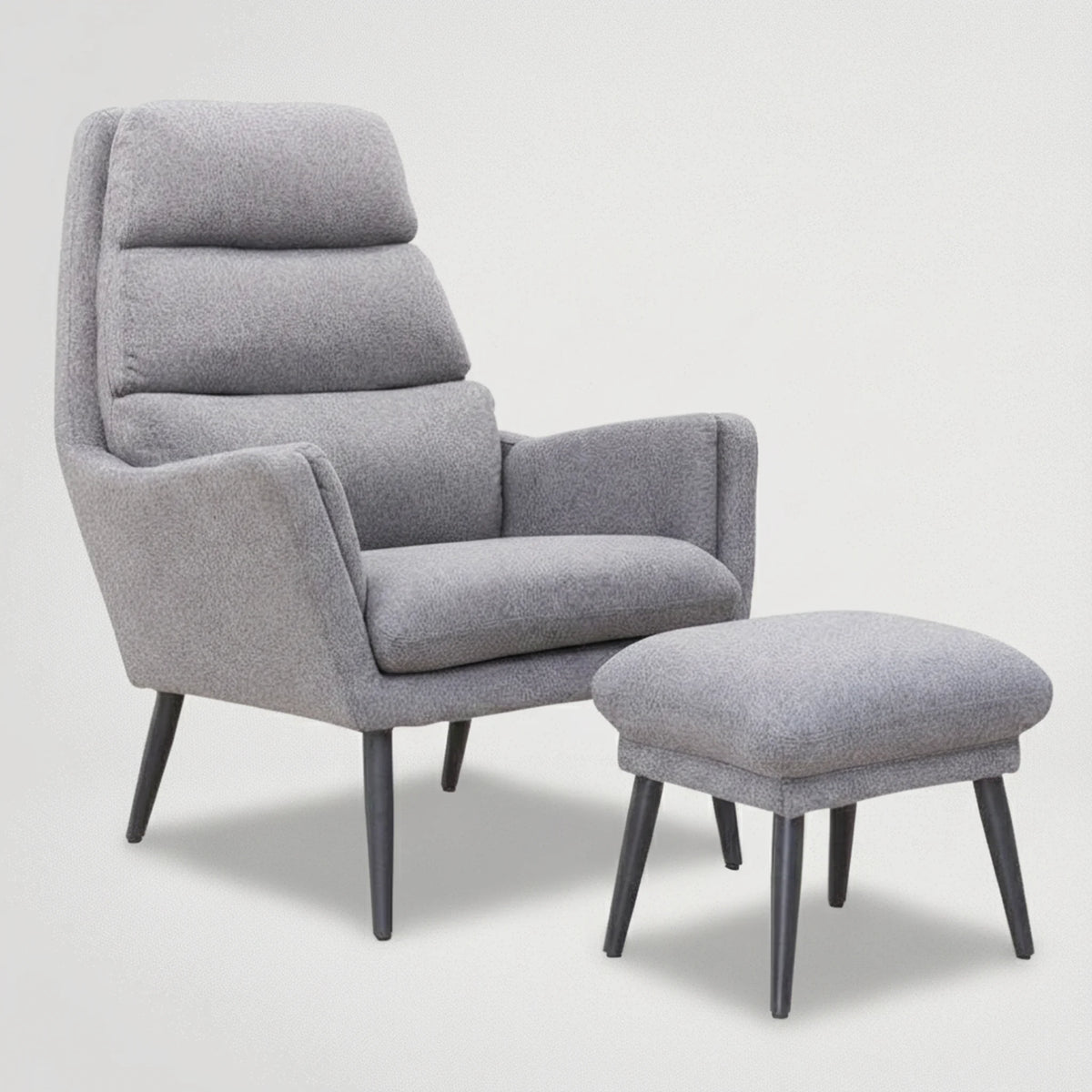 כורסת אירוח מעוצבת + הדום תואם במגוון צבעים דגם 3889