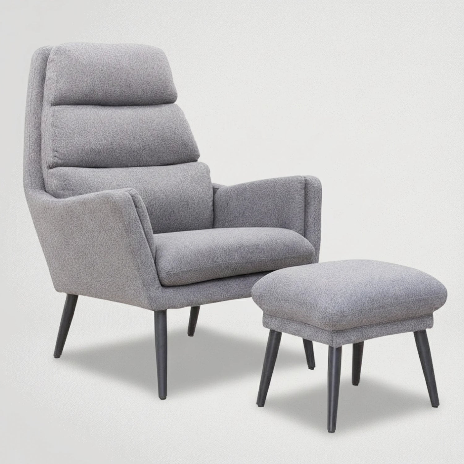 כורסת אירוח מעוצבת + הדום תואם במגוון צבעים דגם 3889