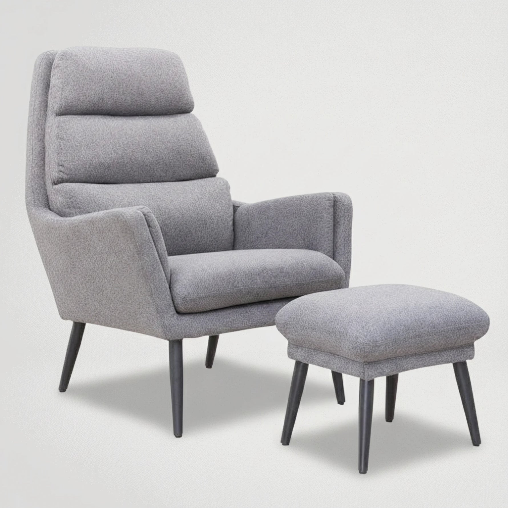 כורסת אירוח מעוצבת + הדום תואם במגוון צבעים דגם 3889