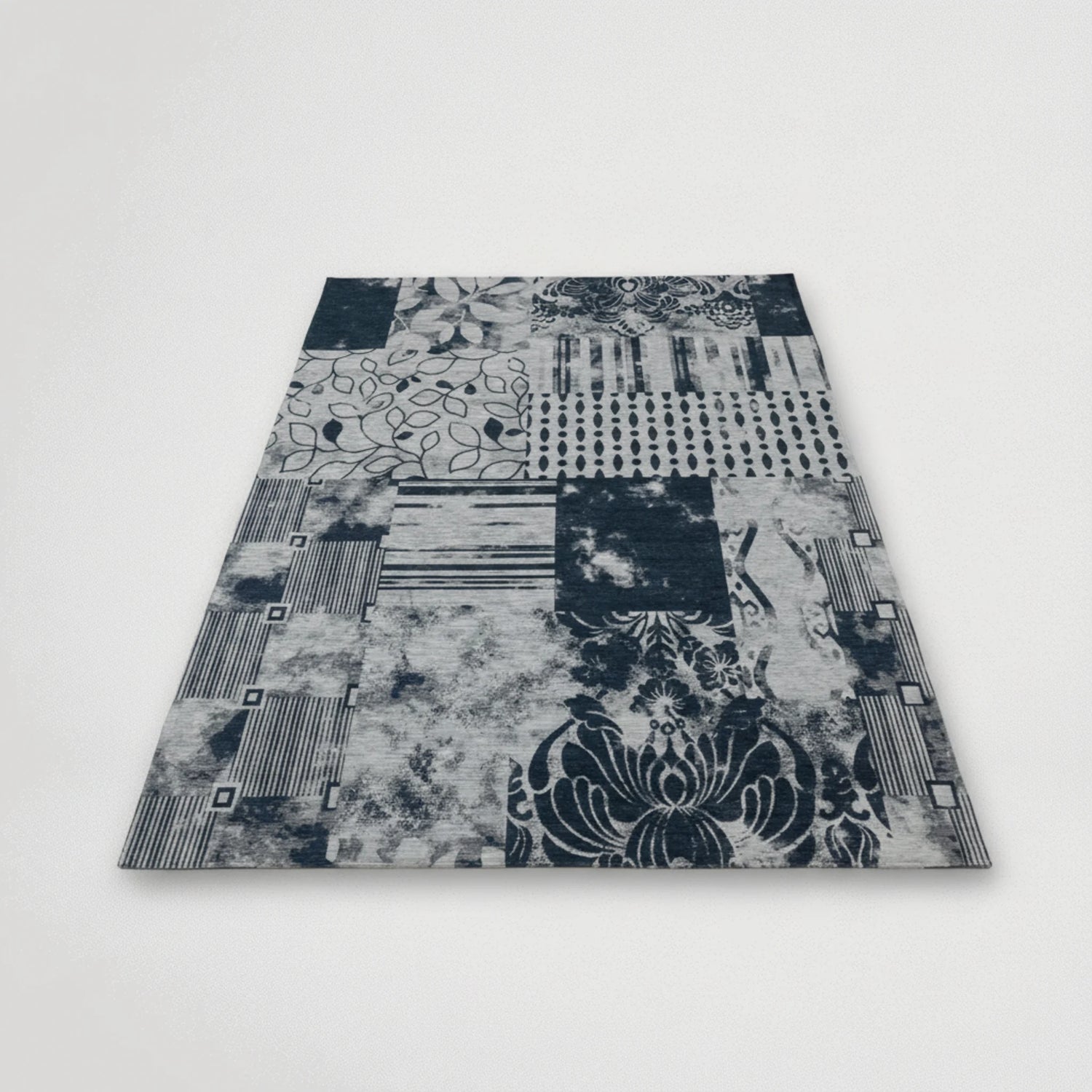 שטיח לסלון דומונט כחול 155X230 כותנה