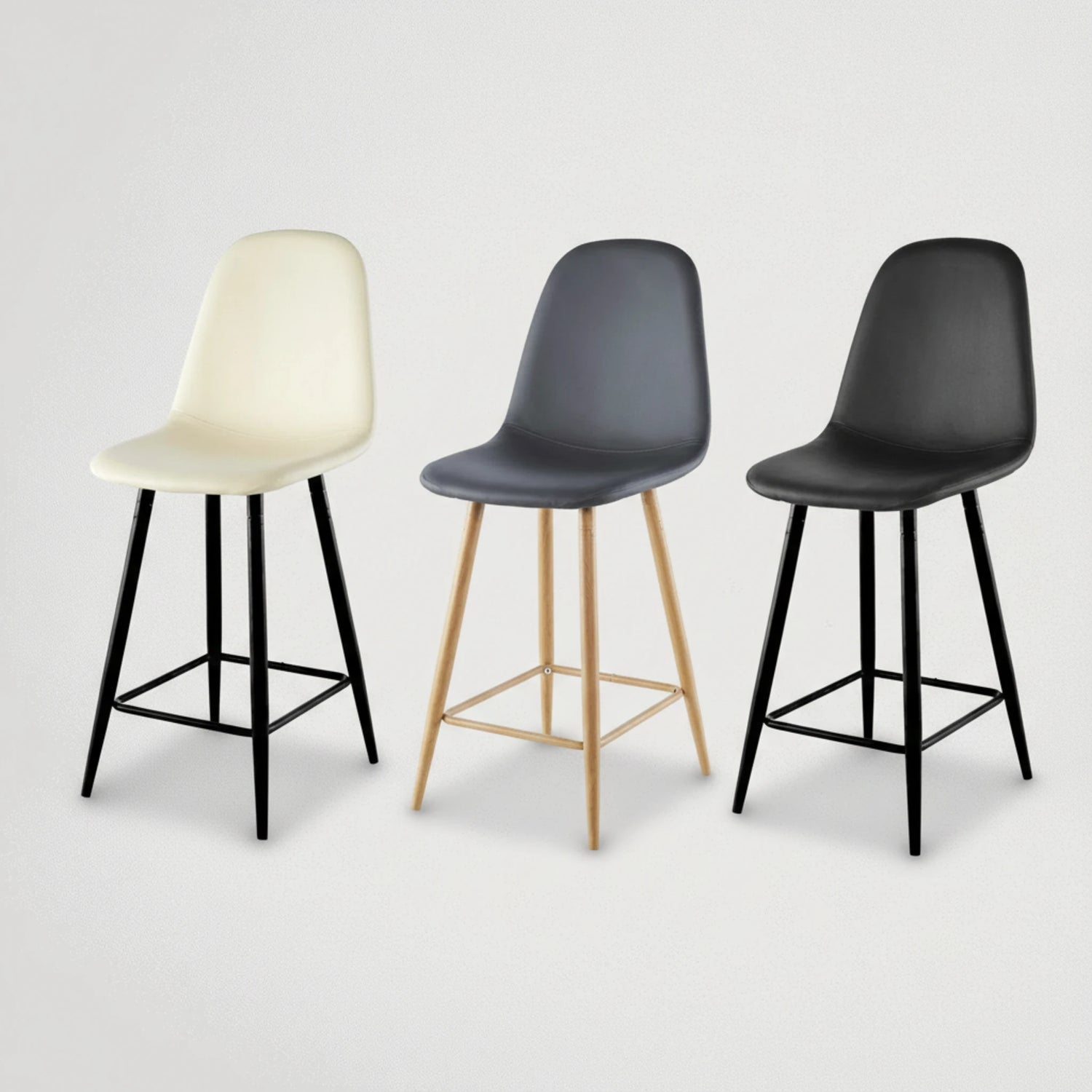 כיסא בר מרופד דגם 8877