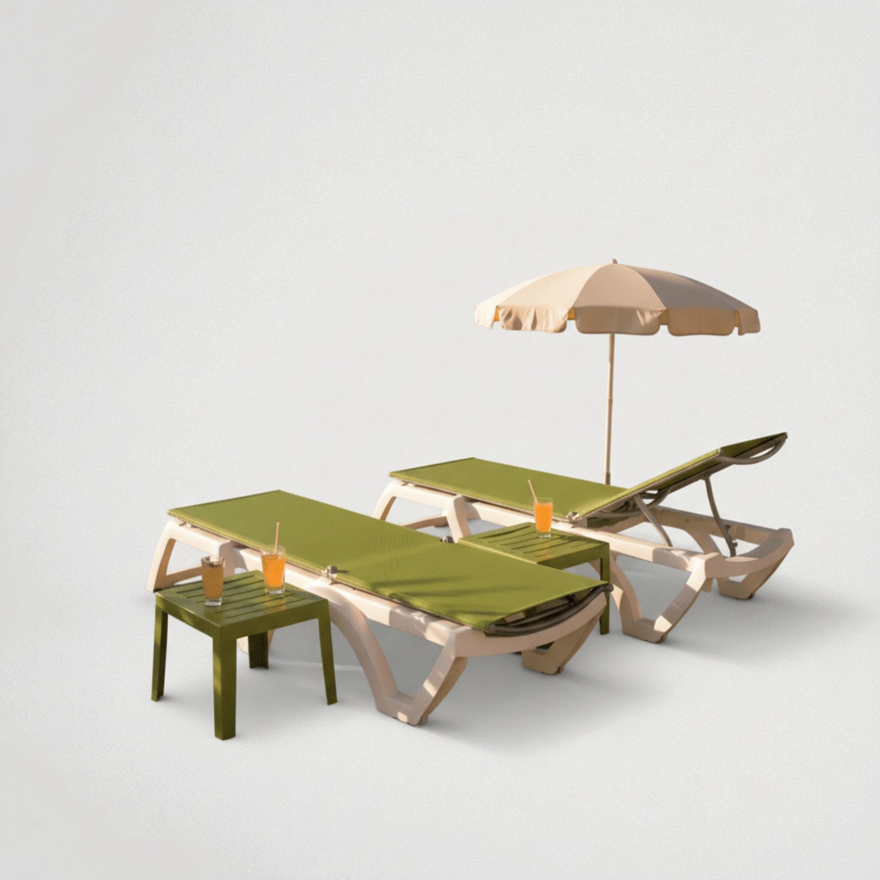 דגם מיטת שיזוף מולני