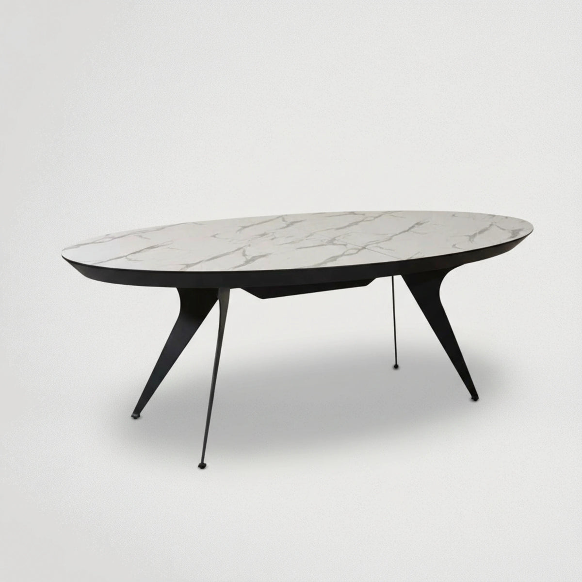 שולחן דמוי שיש נפתח