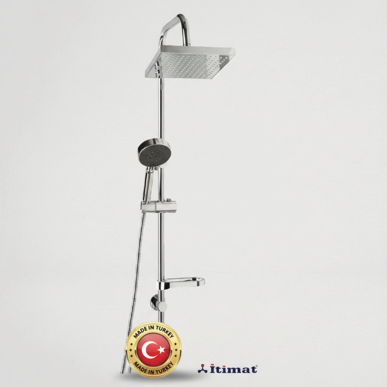 מוט אמבטיה ראש גדול טורקי + יד 400