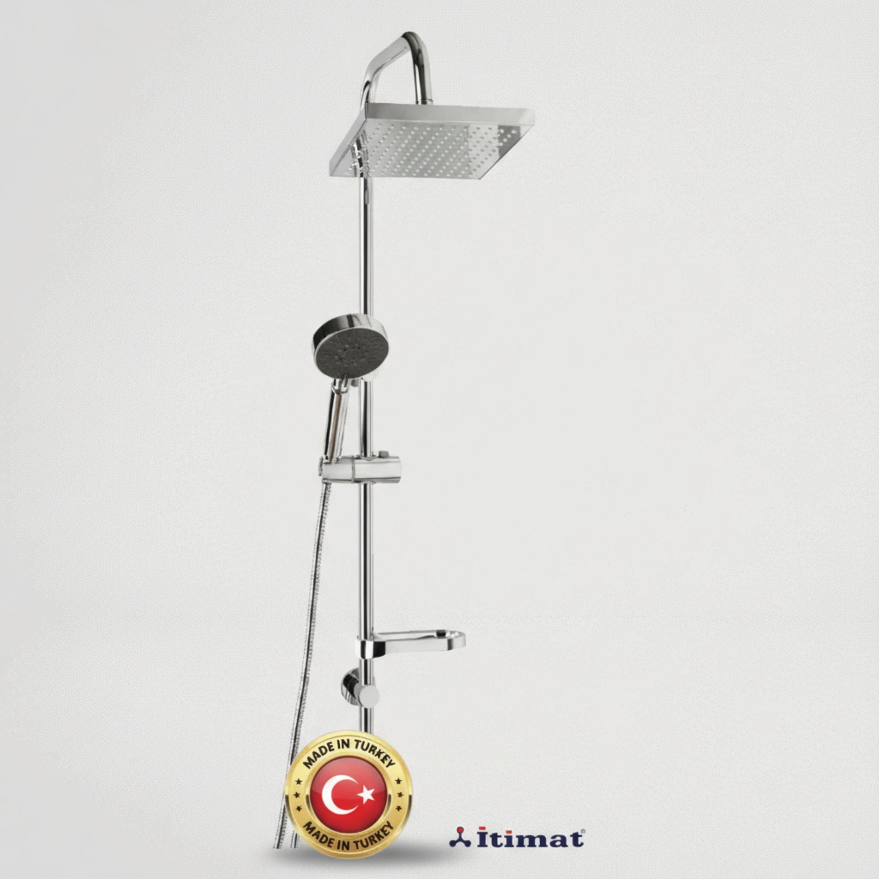 מוט אמבטיה ראש גדול טורקי + יד 400