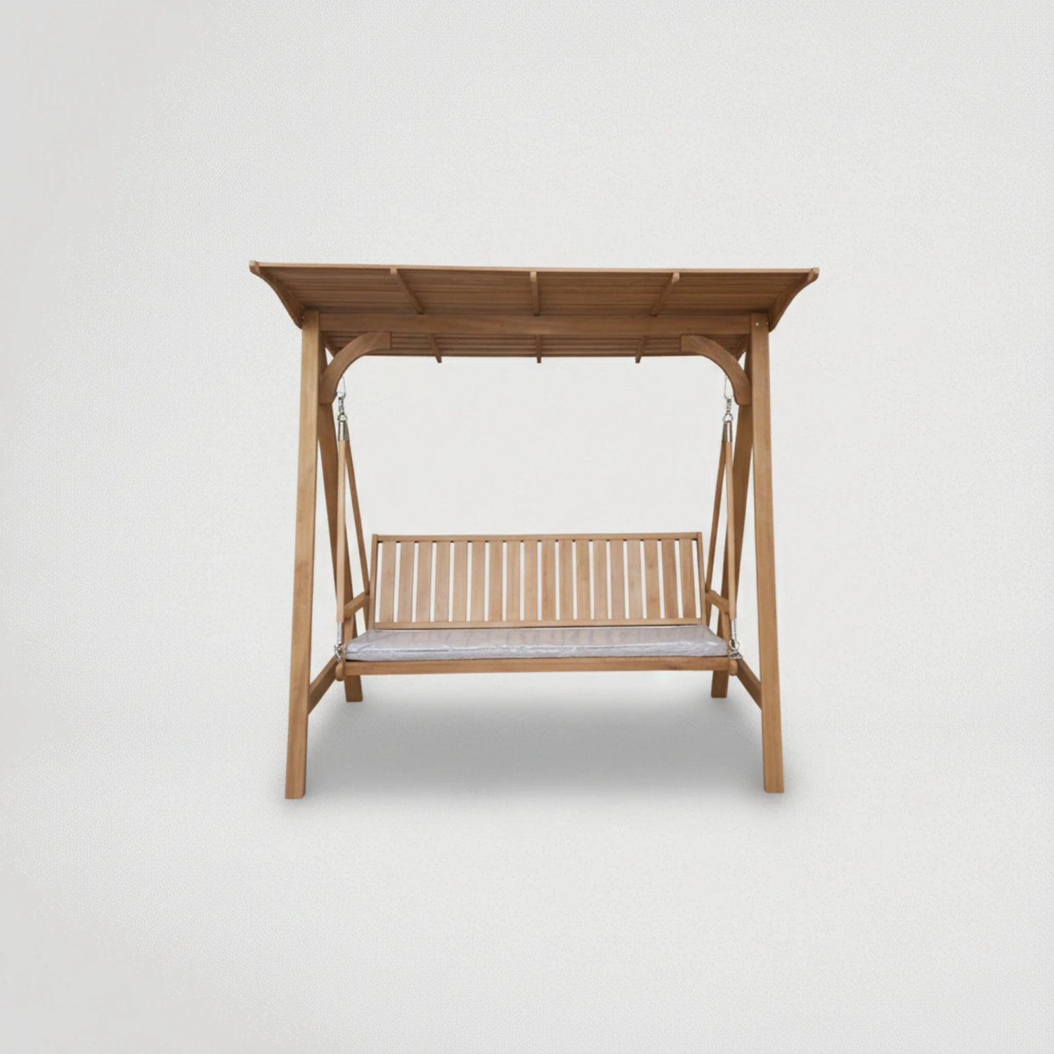 נדנדה מעץ תלת מושבית דגם 7736