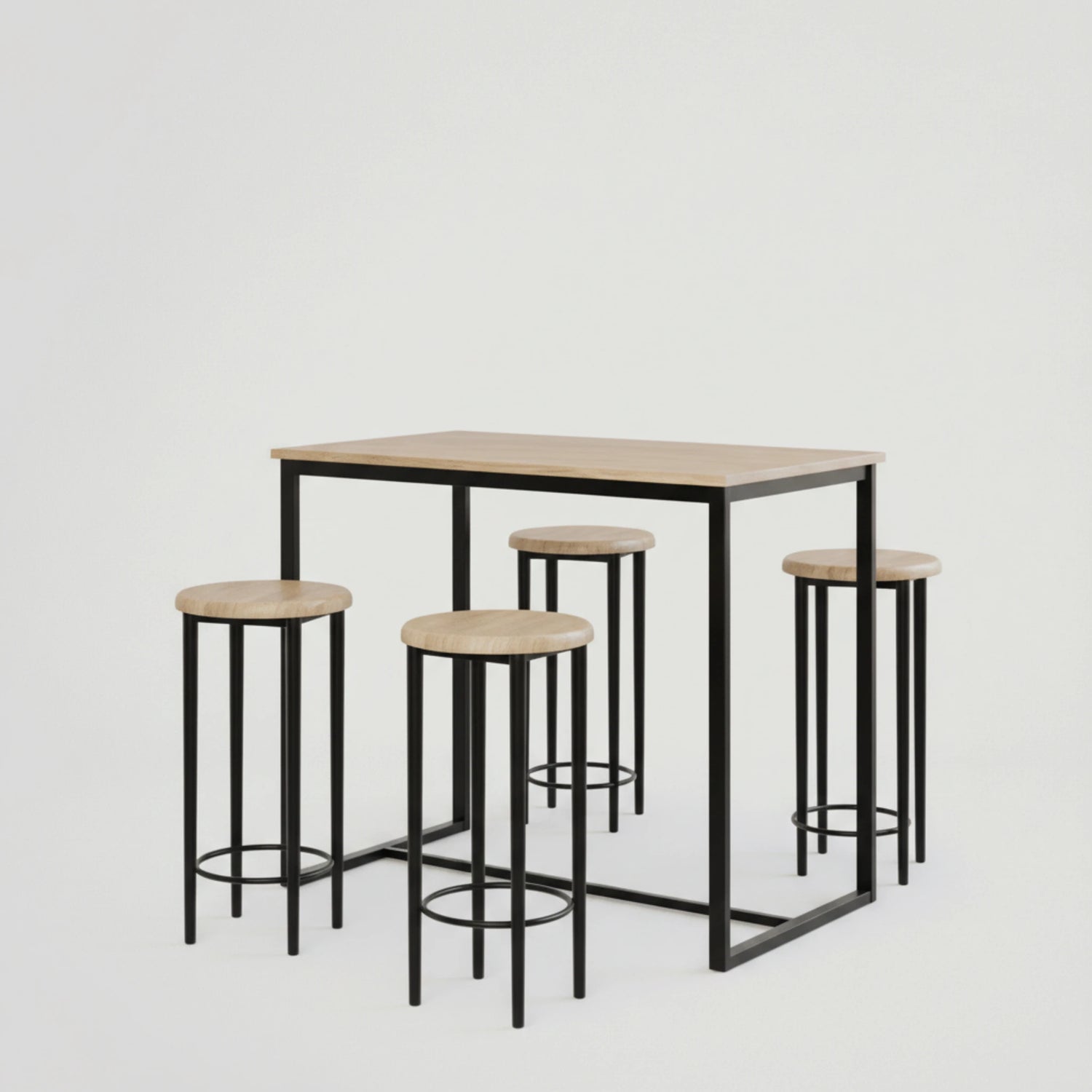 שולחן בר עם כיסאות ענבל