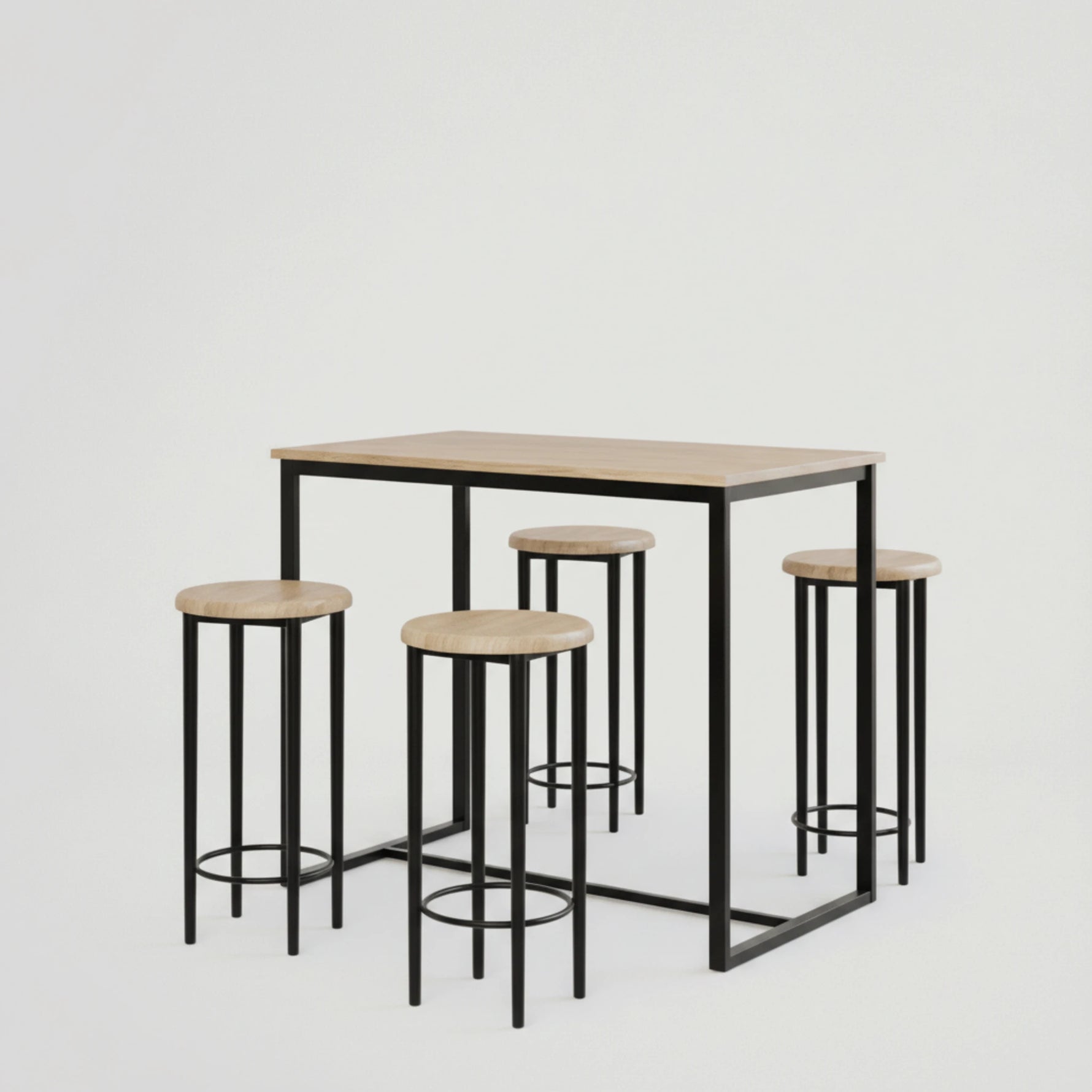 שולחן בר עם כיסאות ענבל