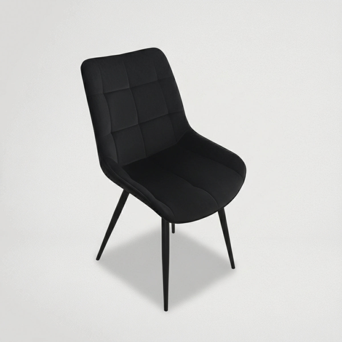 כיסא מרופד שחור 256