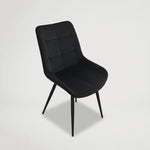 כיסא מרופד שחור 256