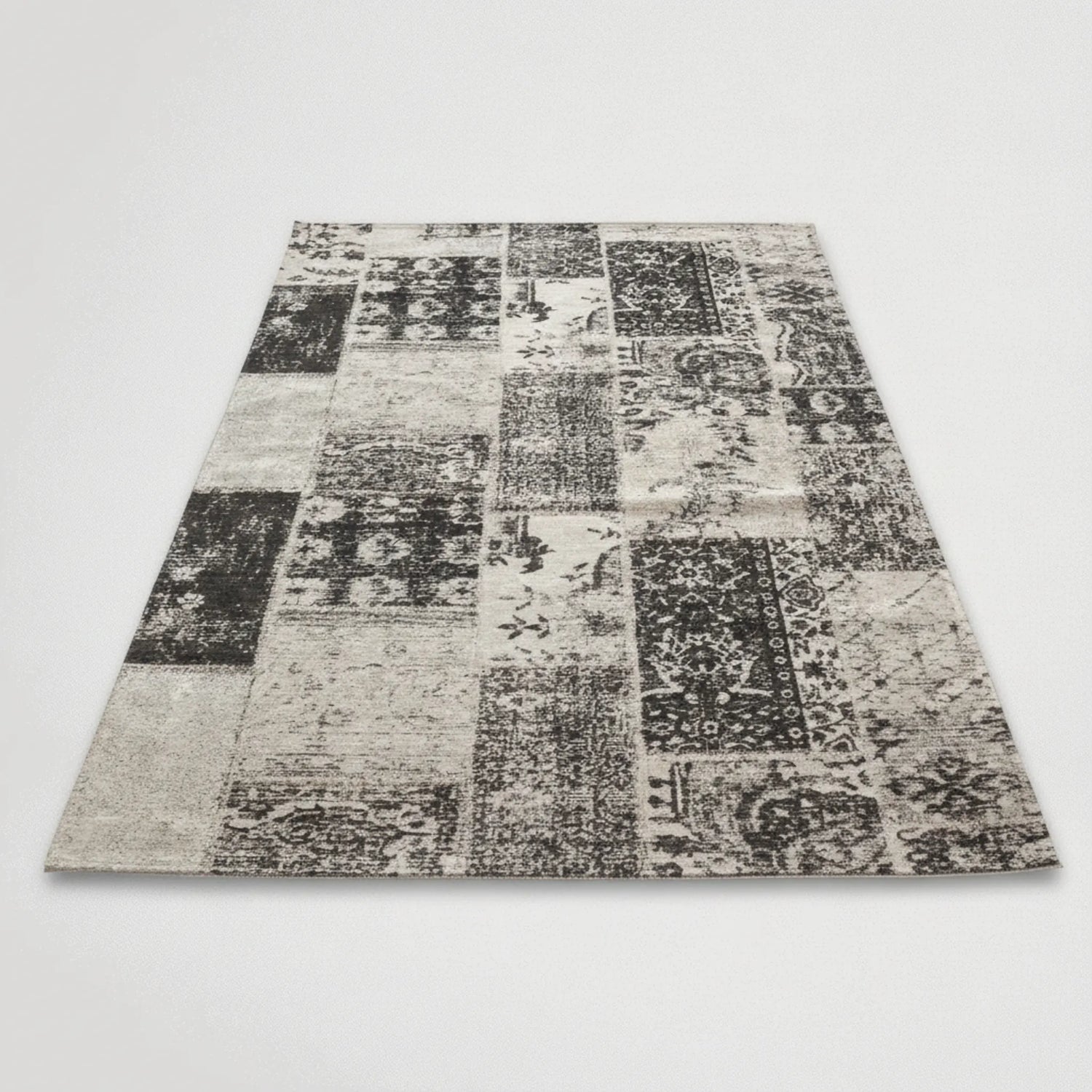 שטיח לסלון פטרה שחור 280X350 כותנה