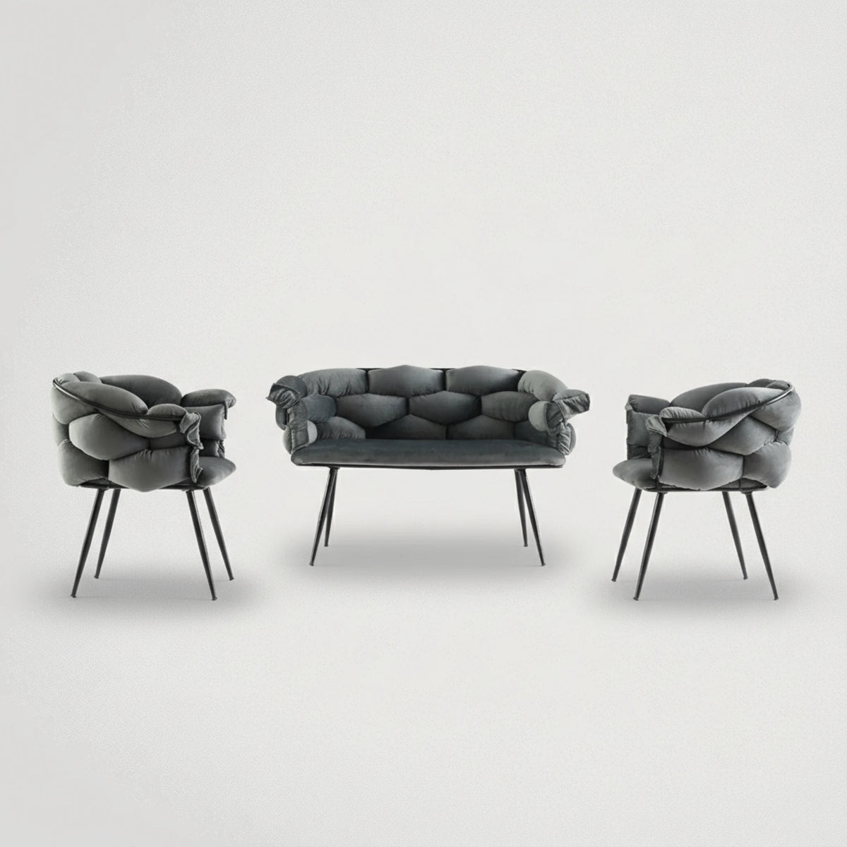 מערכת ישיבה ספה +2 כורסאות דגם 88663