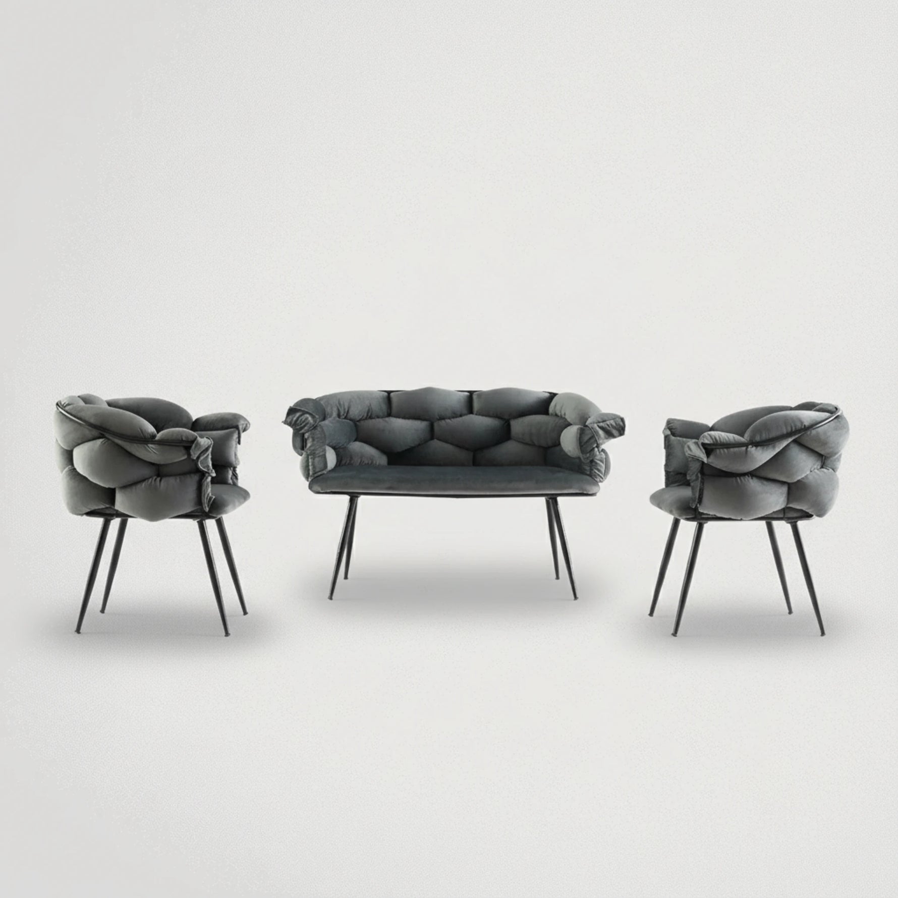 מערכת ישיבה ספה +2 כורסאות דגם 88663