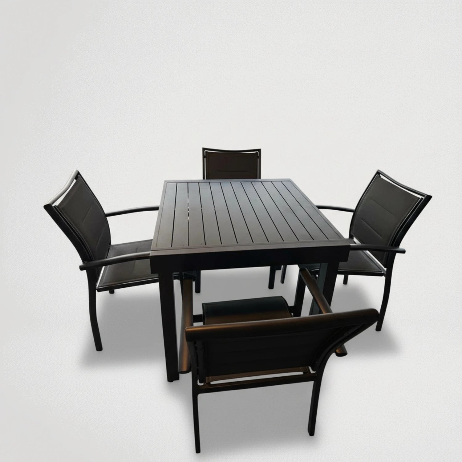 שולחן גינה נפתח 100% אלומיניום 90*90