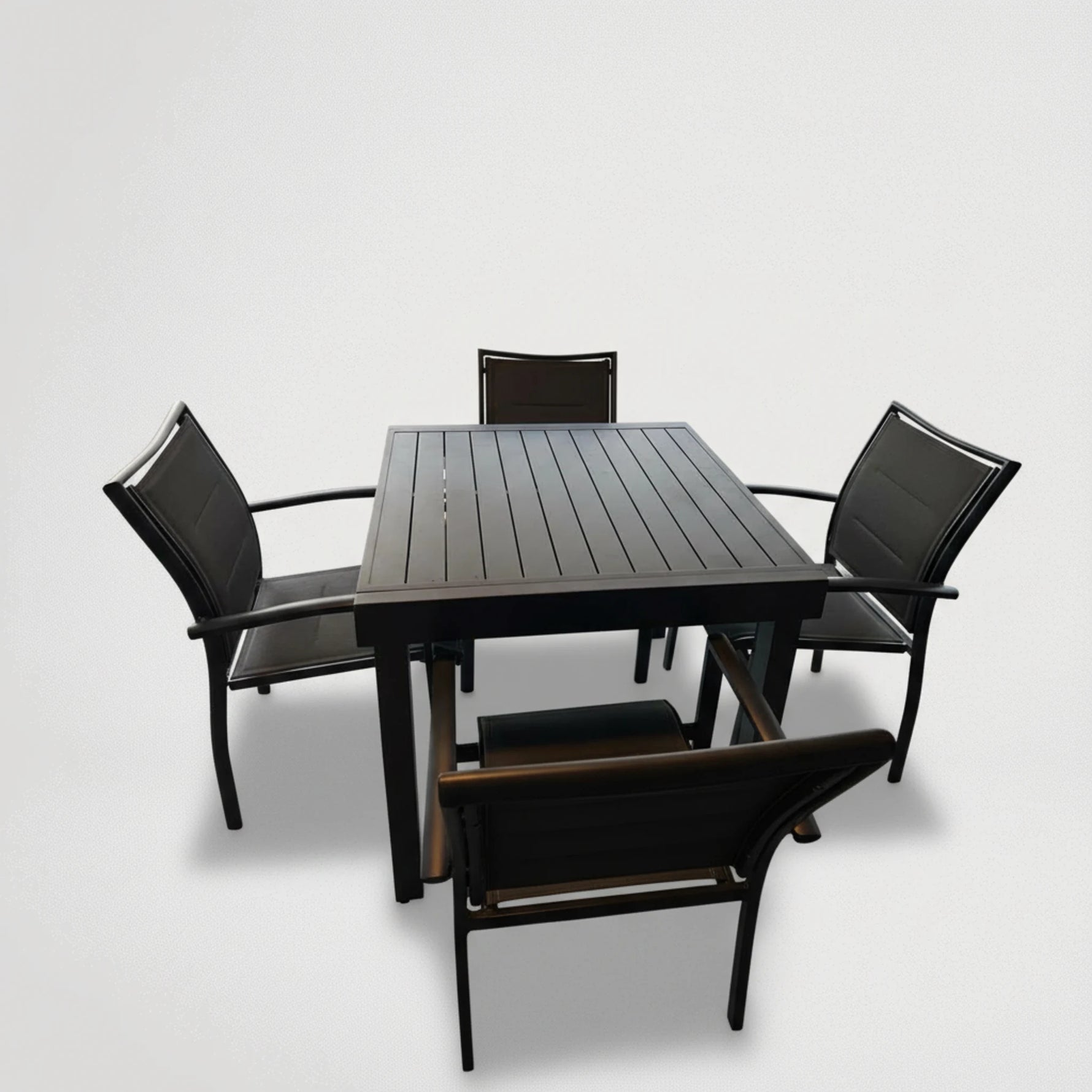 שולחן גינה נפתח 100% אלומיניום 90*90