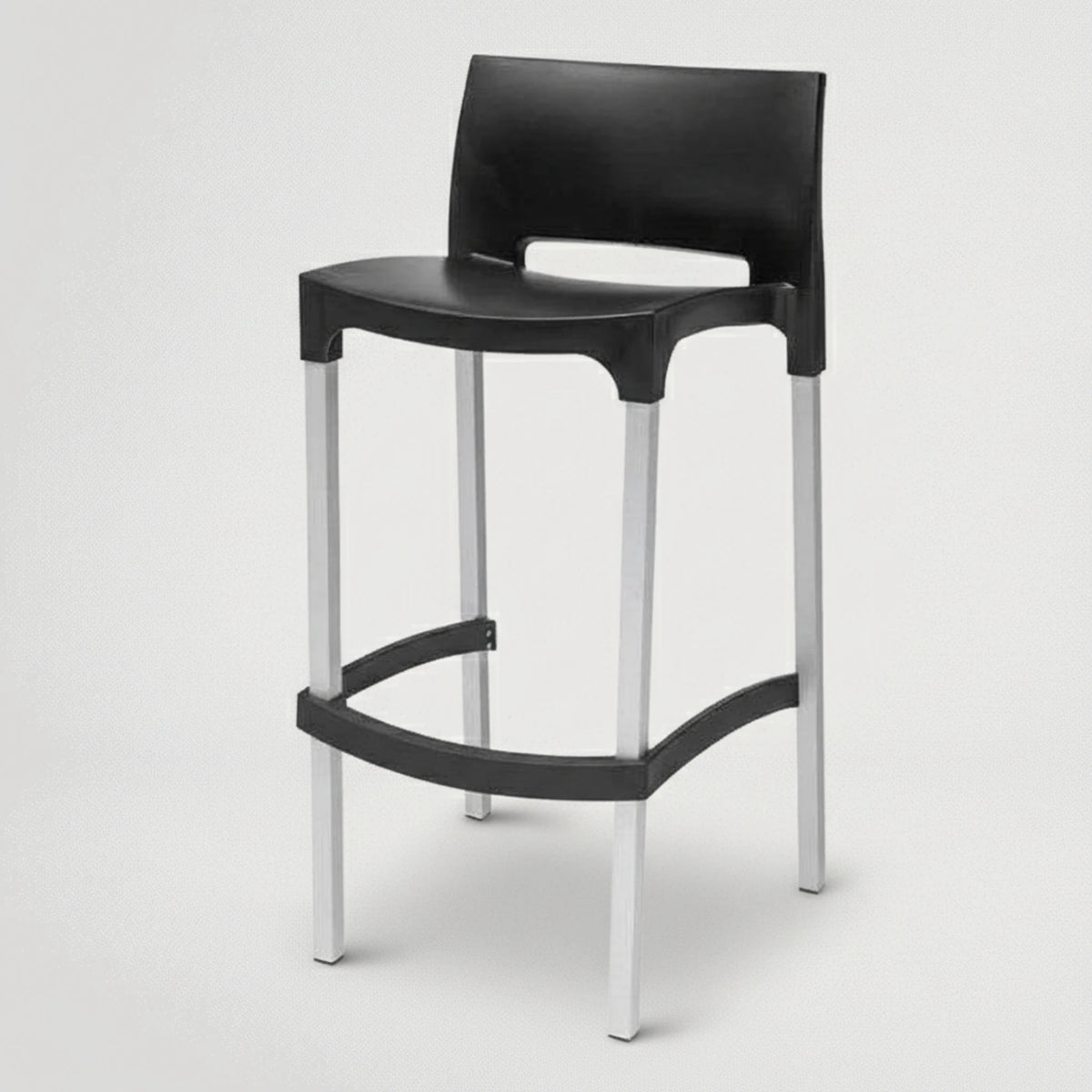 כסא בר מתכת שחור 5488889