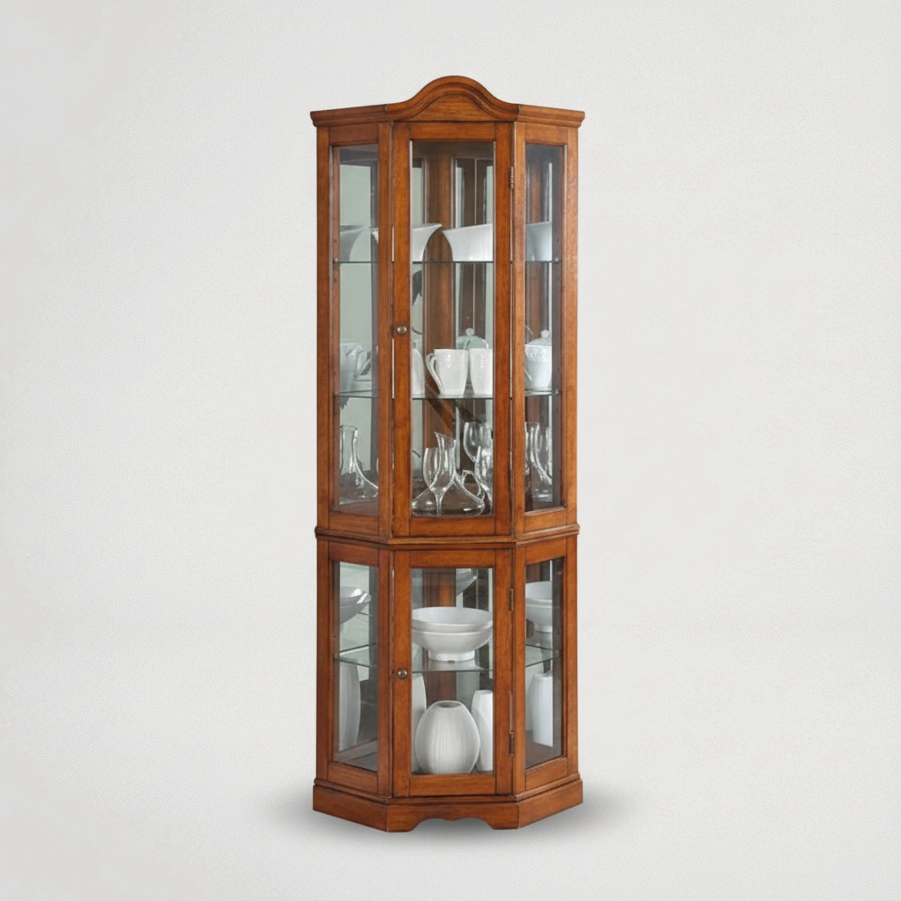 412 ויטרינה מעוצבת פינתית דגם