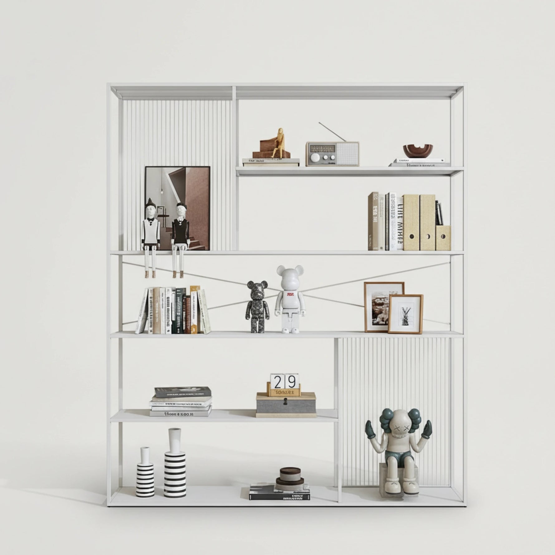 כוננית מדפים מעוצבת