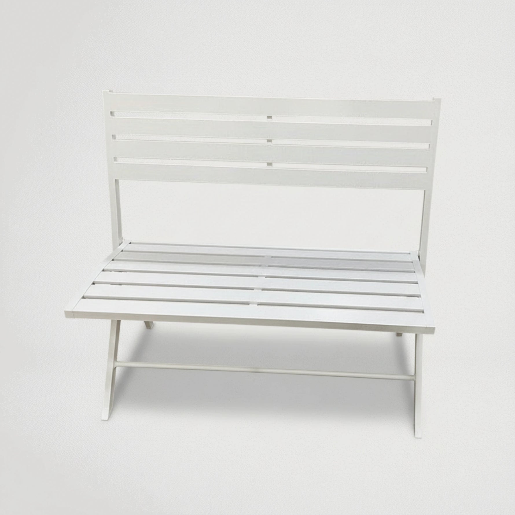 ספסל אלומיניום מתקפל לגינה דגם 7746