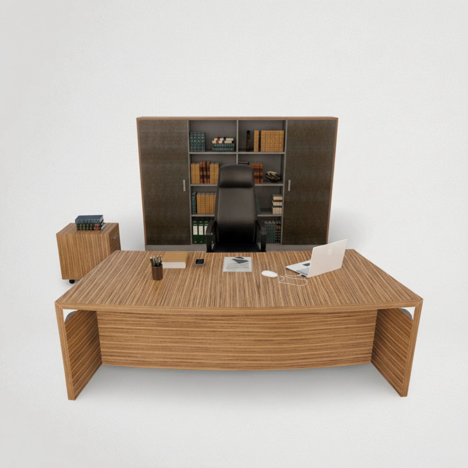 דגם שולחן מנהל ציפוי פורניר אמיתי לידור ג