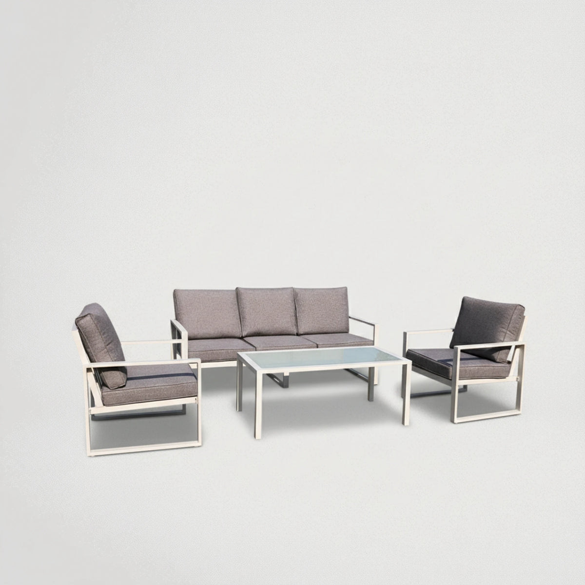 מערכת ישיבה לגינה 4 חלקים דגם 66466