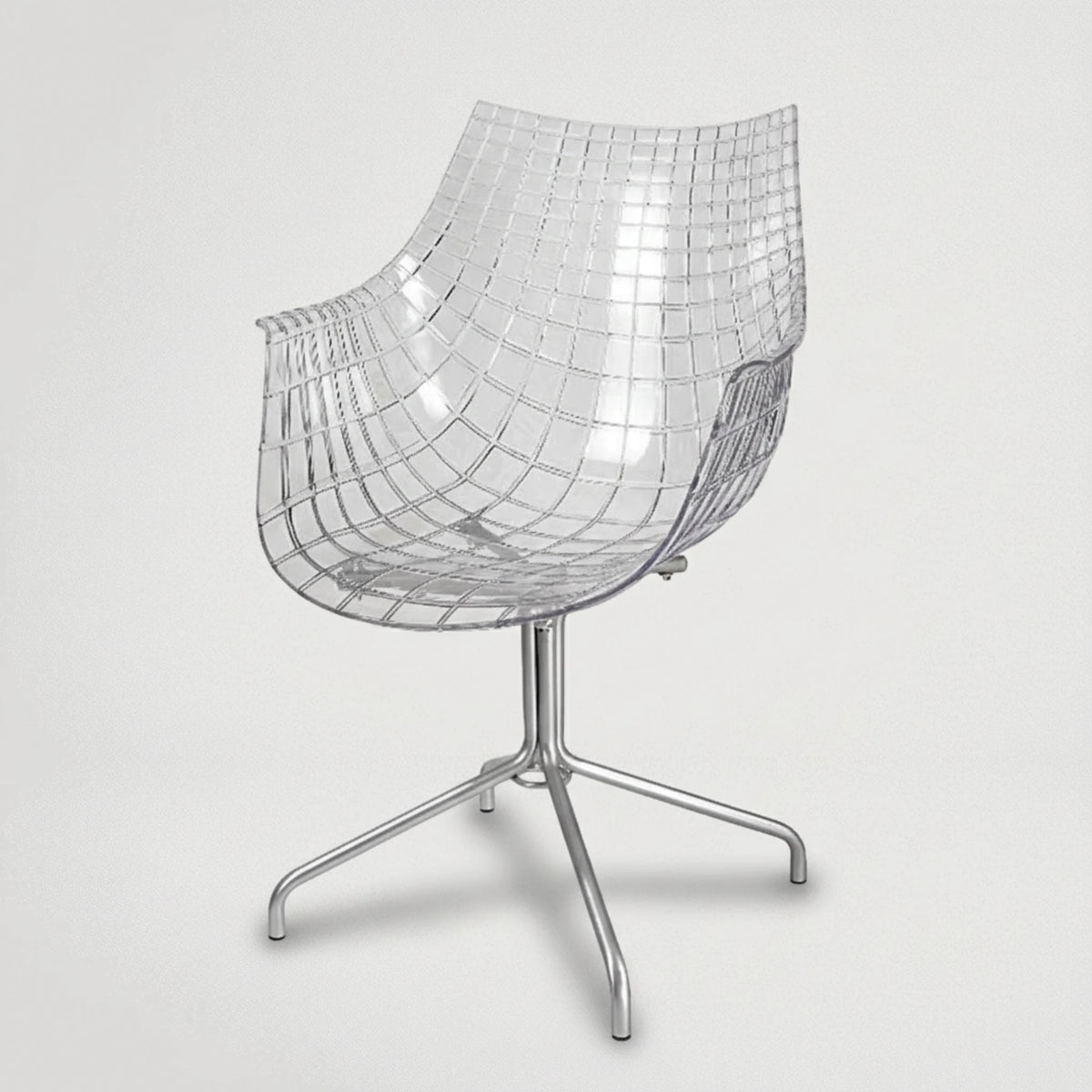 דגם כיסא המתנה עשוי אקריל שקוף