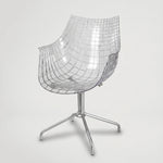 דגם כיסא המתנה עשוי אקריל שקוף