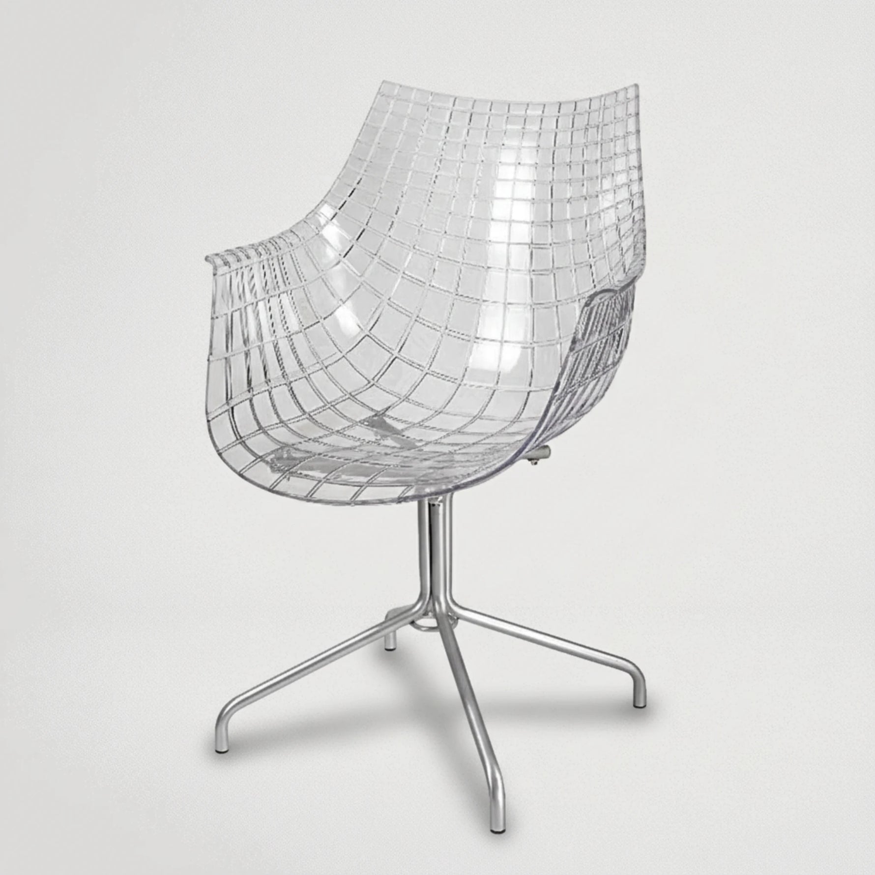 דגם כיסא המתנה עשוי אקריל שקוף