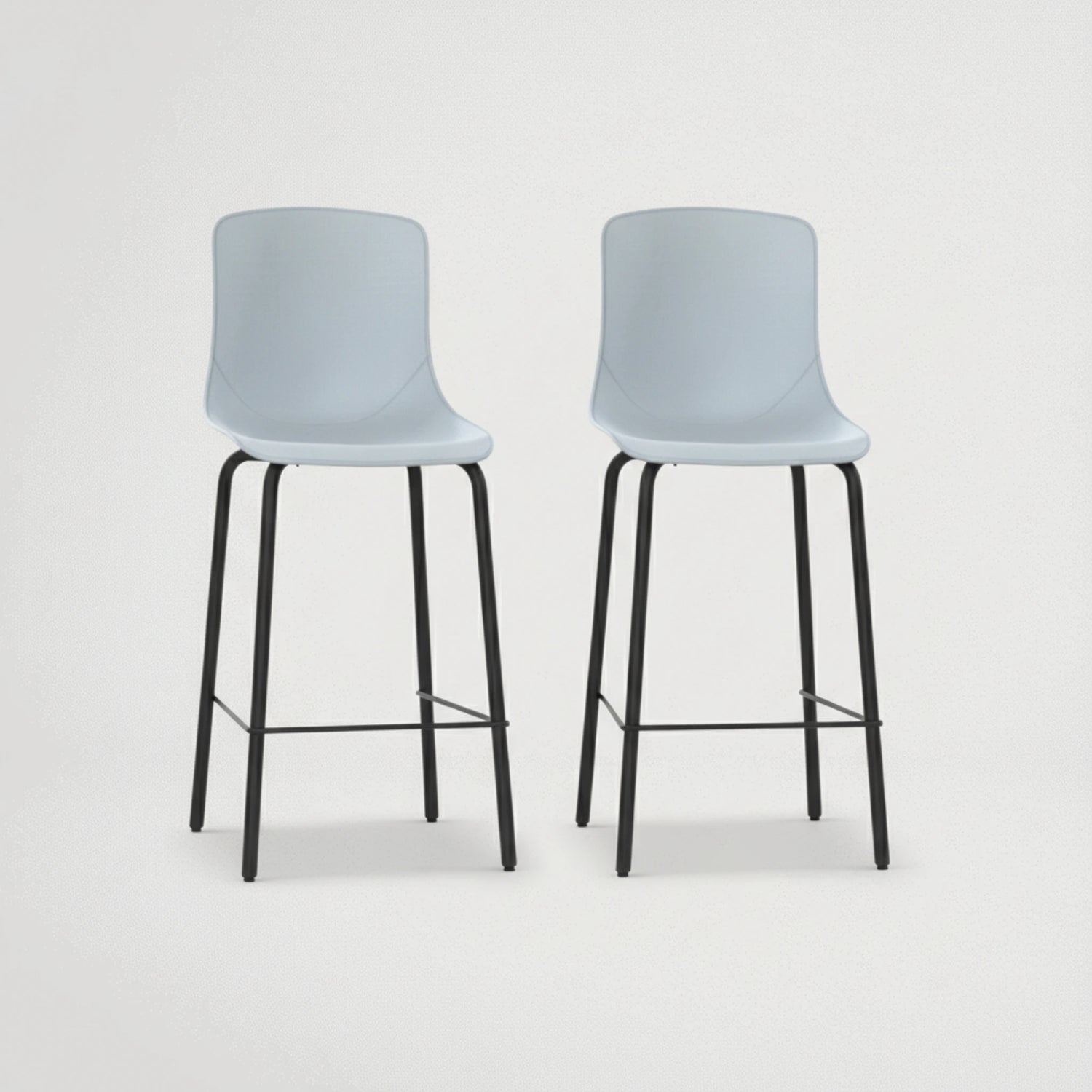 כיסא בר מפלסטיק עם רגל מתכת איכותי נוח יציב ויפה 7005