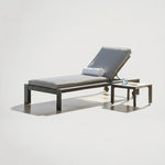 מיטת שיזוף אלומיניום בצבע אפור43786