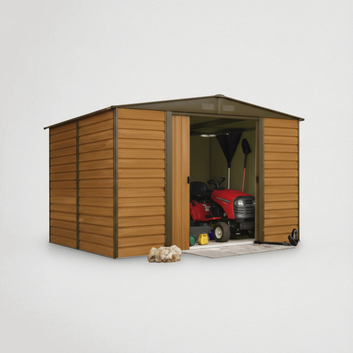 מחסן גינה ממתכת דמוי עץ 6287