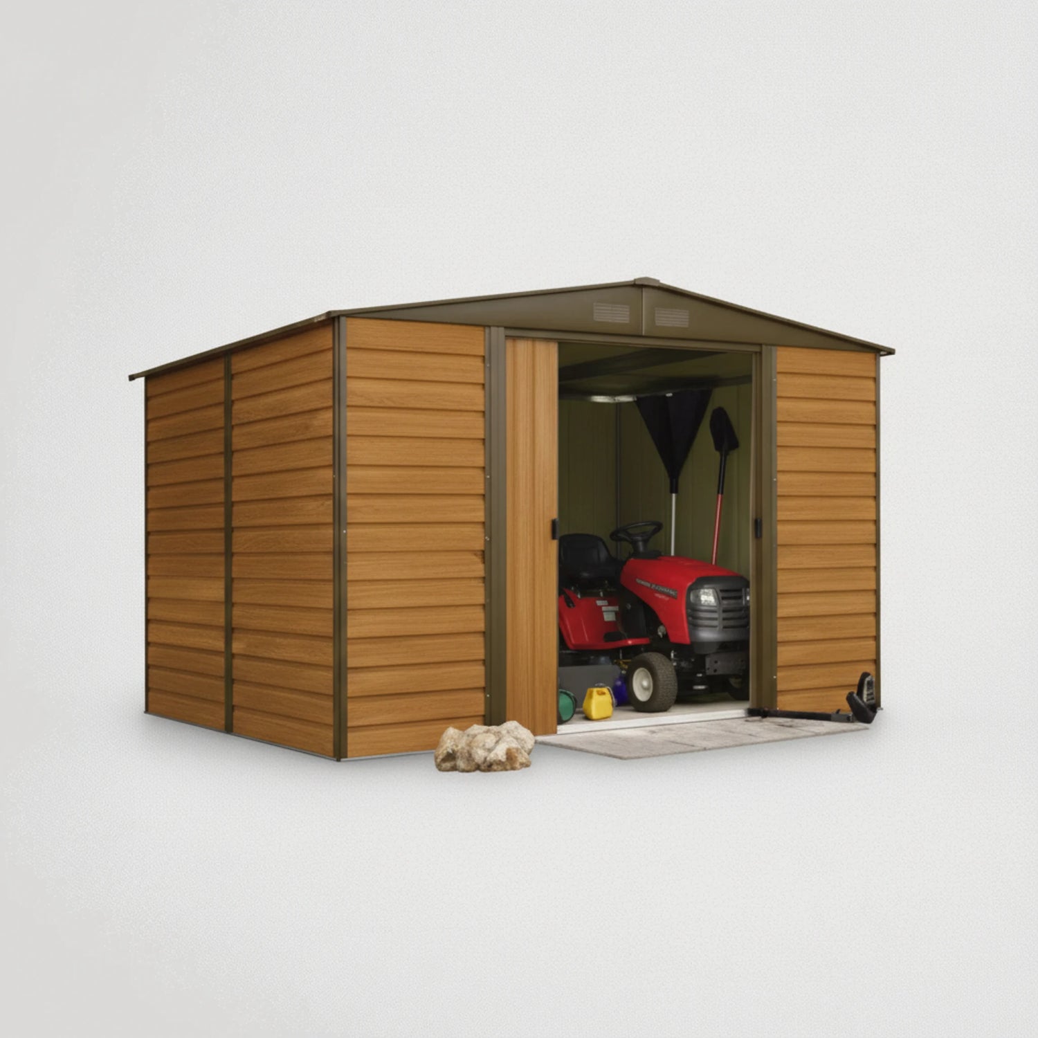 מחסן גינה ממתכת דמוי עץ 6287