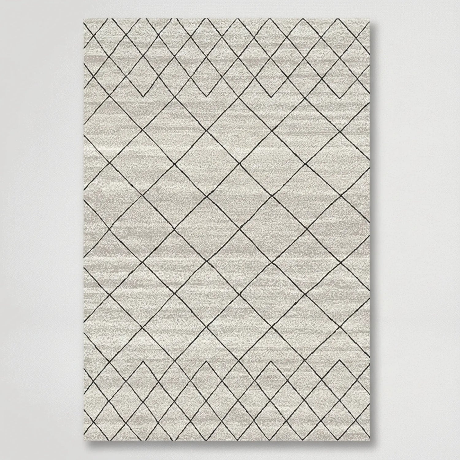 שטיח גאומטרי אפור דגם 8869