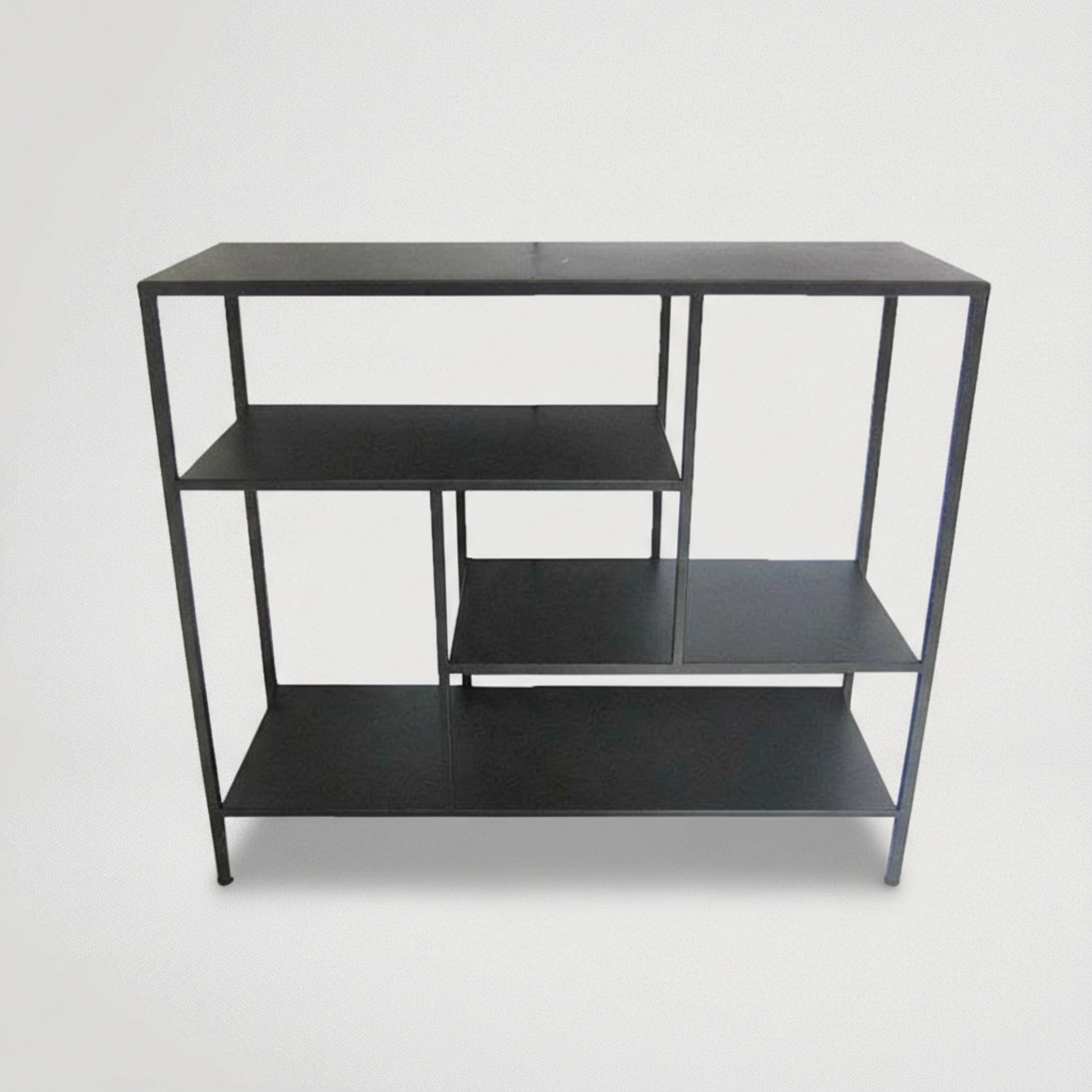 קונסולה מעמד מתכת שחור מט 66552