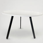 שולחן ישיבות עגול קוטר120 רגל משולשת