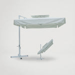 דגם שמשיית אלומיניום DELUX מרובעת