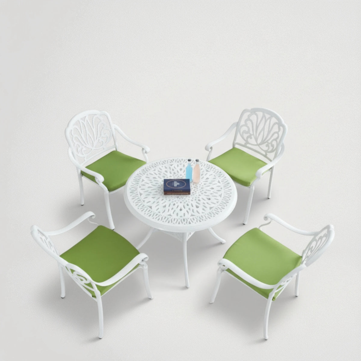 מיסיסיפי סט ישיבה מאלומניום יצוק + 4 כסאות