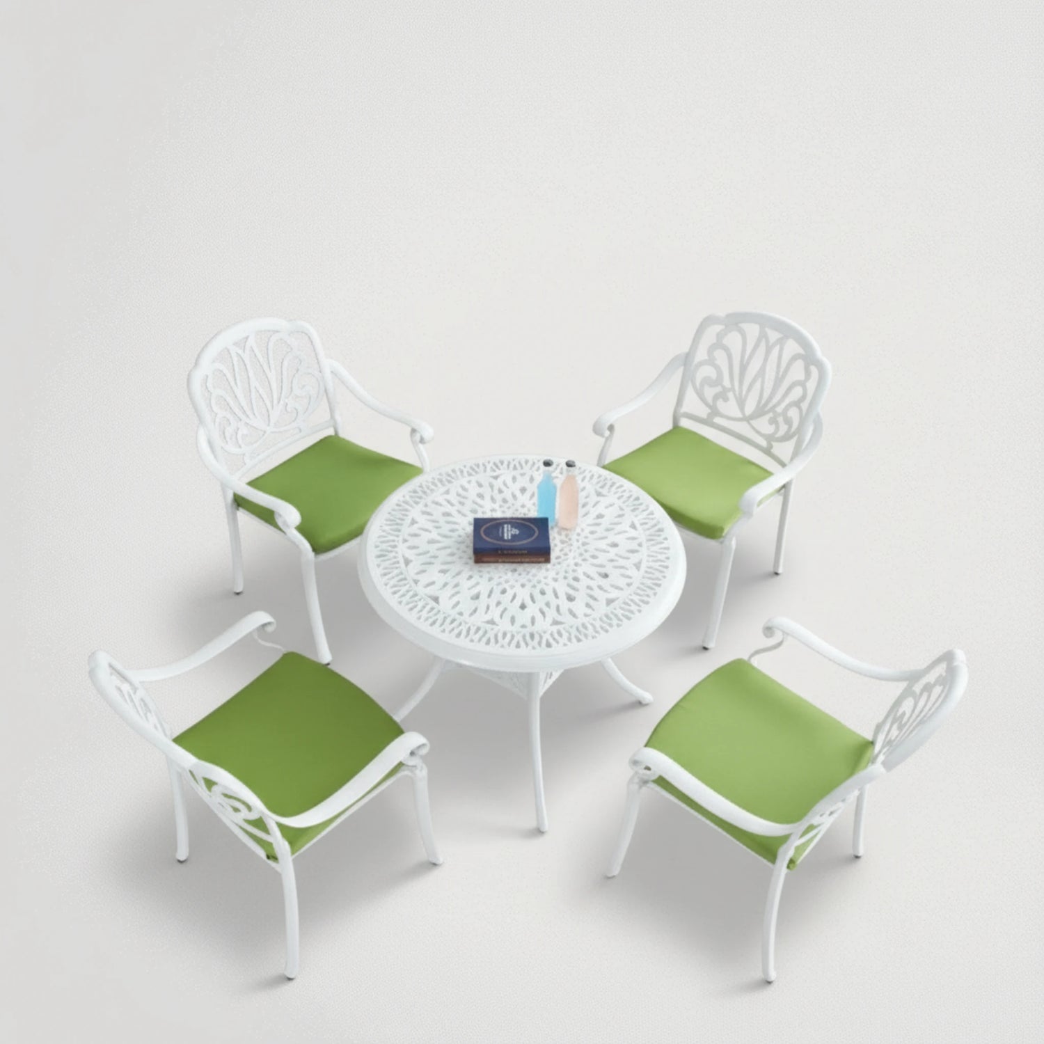 מיסיסיפי סט ישיבה מאלומניום יצוק + 4 כסאות