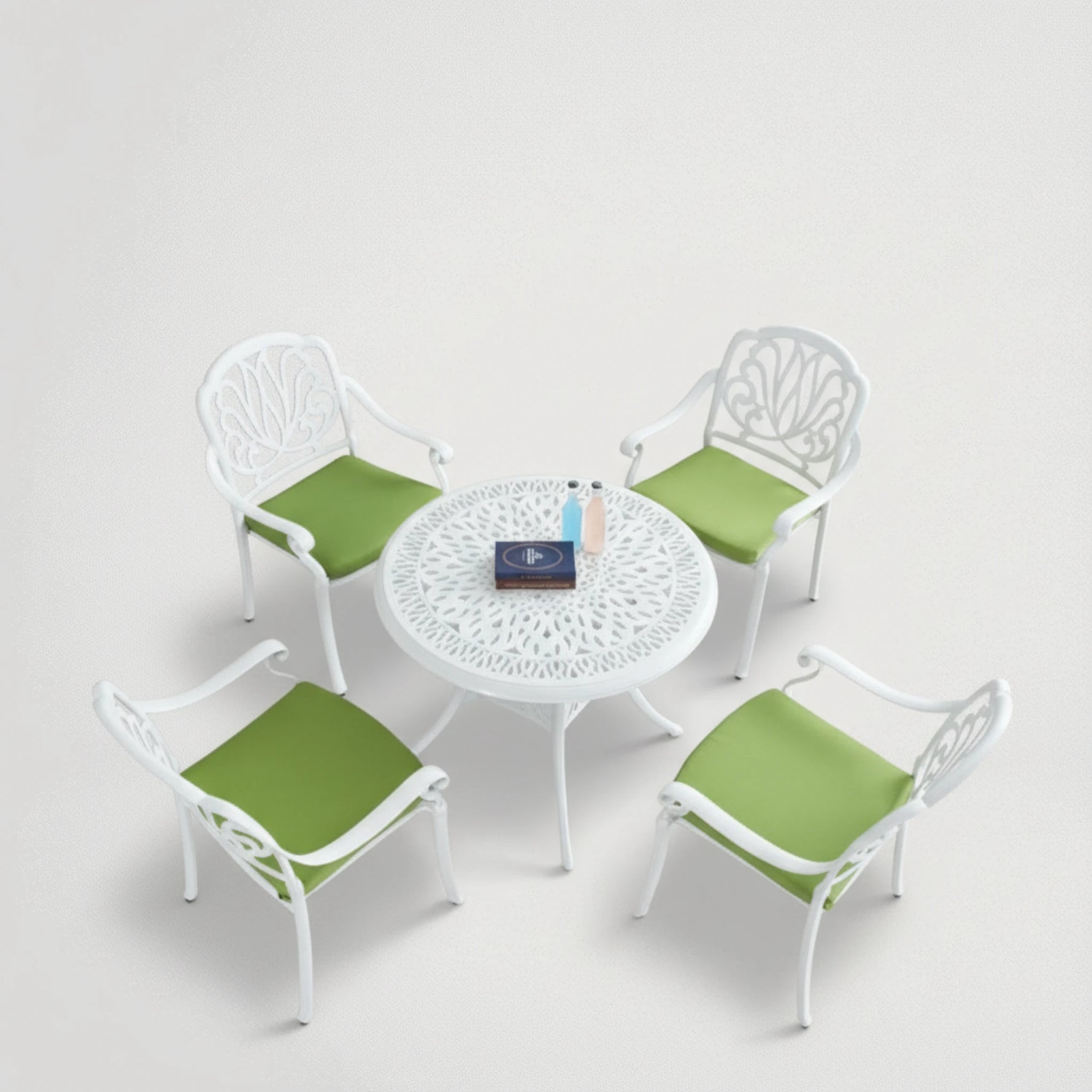 מיסיסיפי סט ישיבה מאלומניום יצוק + 4 כסאות