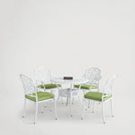 פינת אוכל אלומיניום +4 כסאות 6652