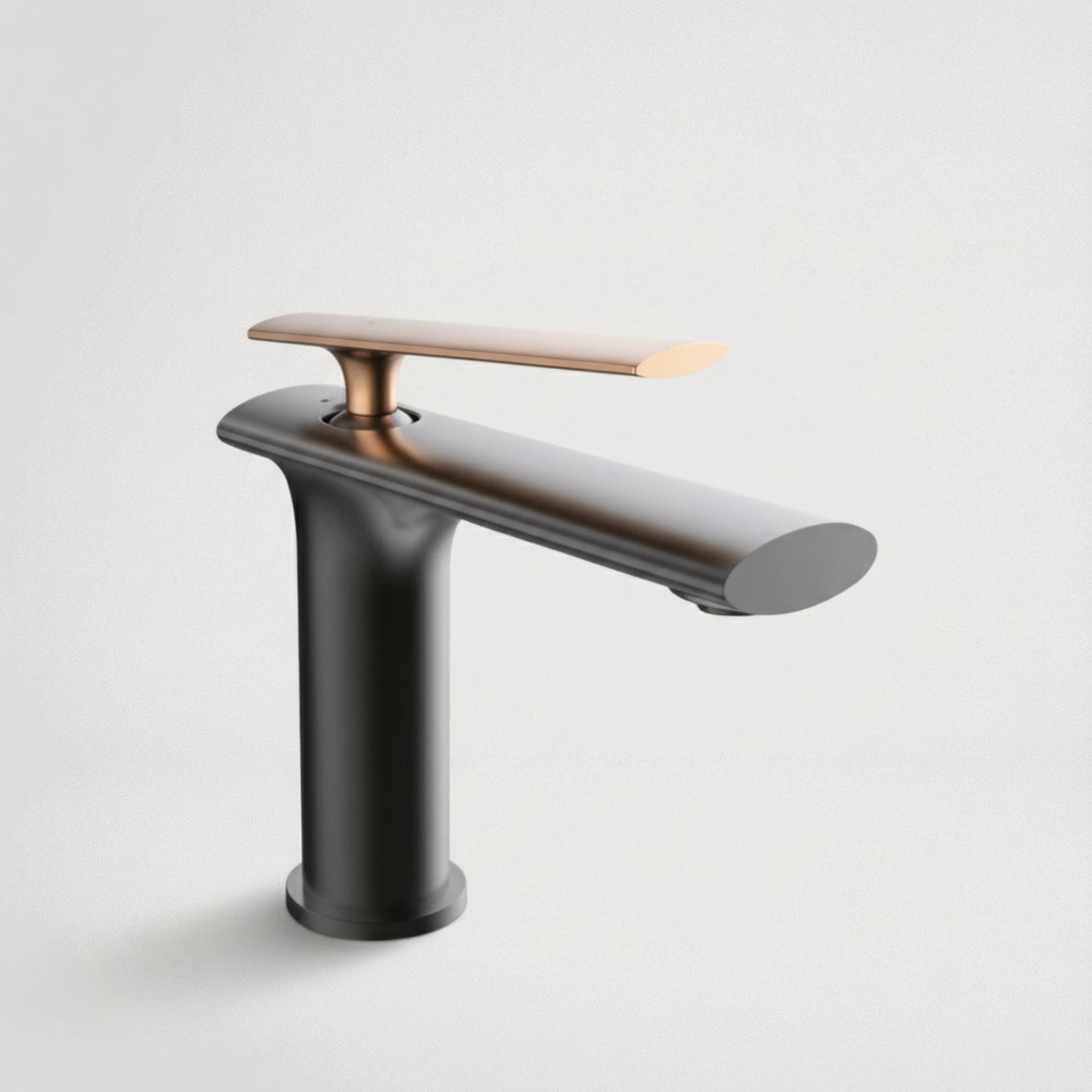 סוללה פרח קצר שחור יד מלבנית ברונזה 25 מ"מ