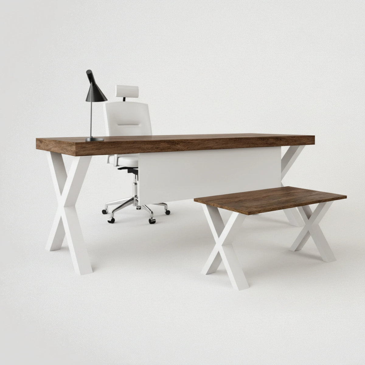 שולחן משרדי דגם X עבה